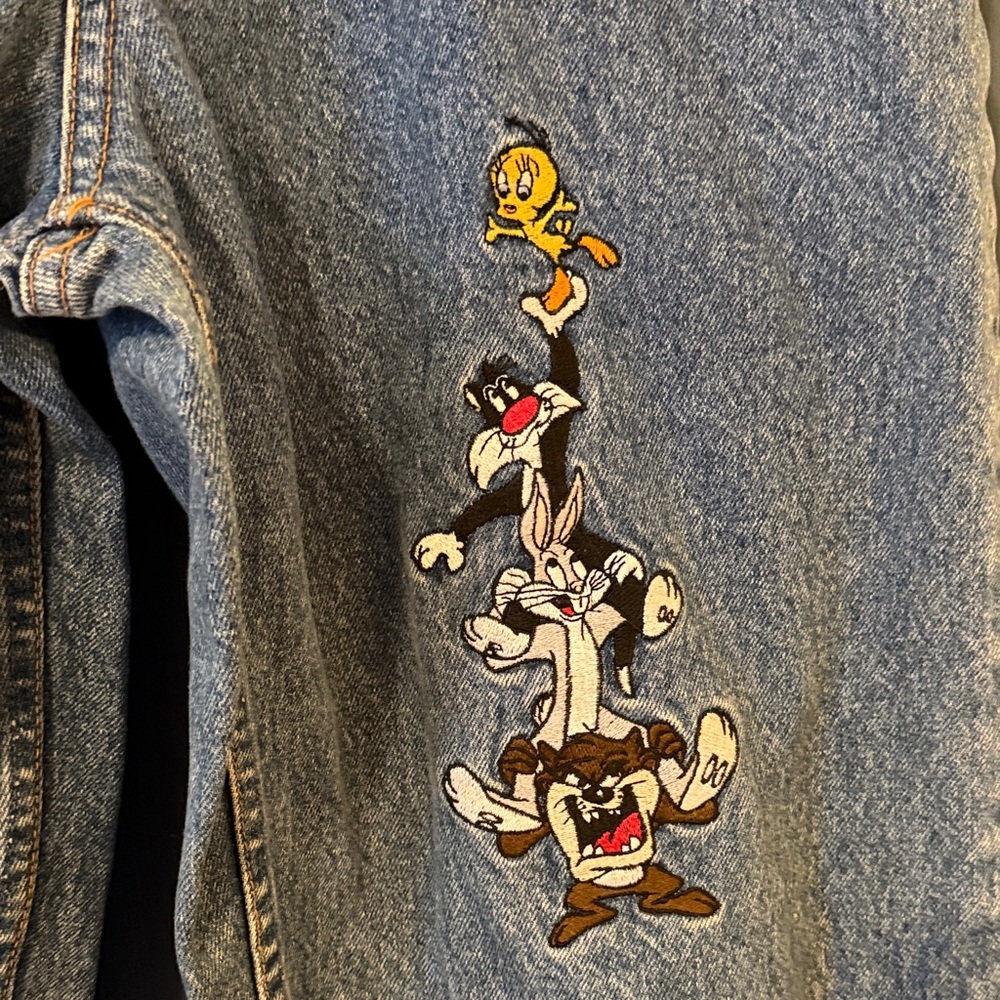 Warner Bros. Classic Denim jeans with Tan Label